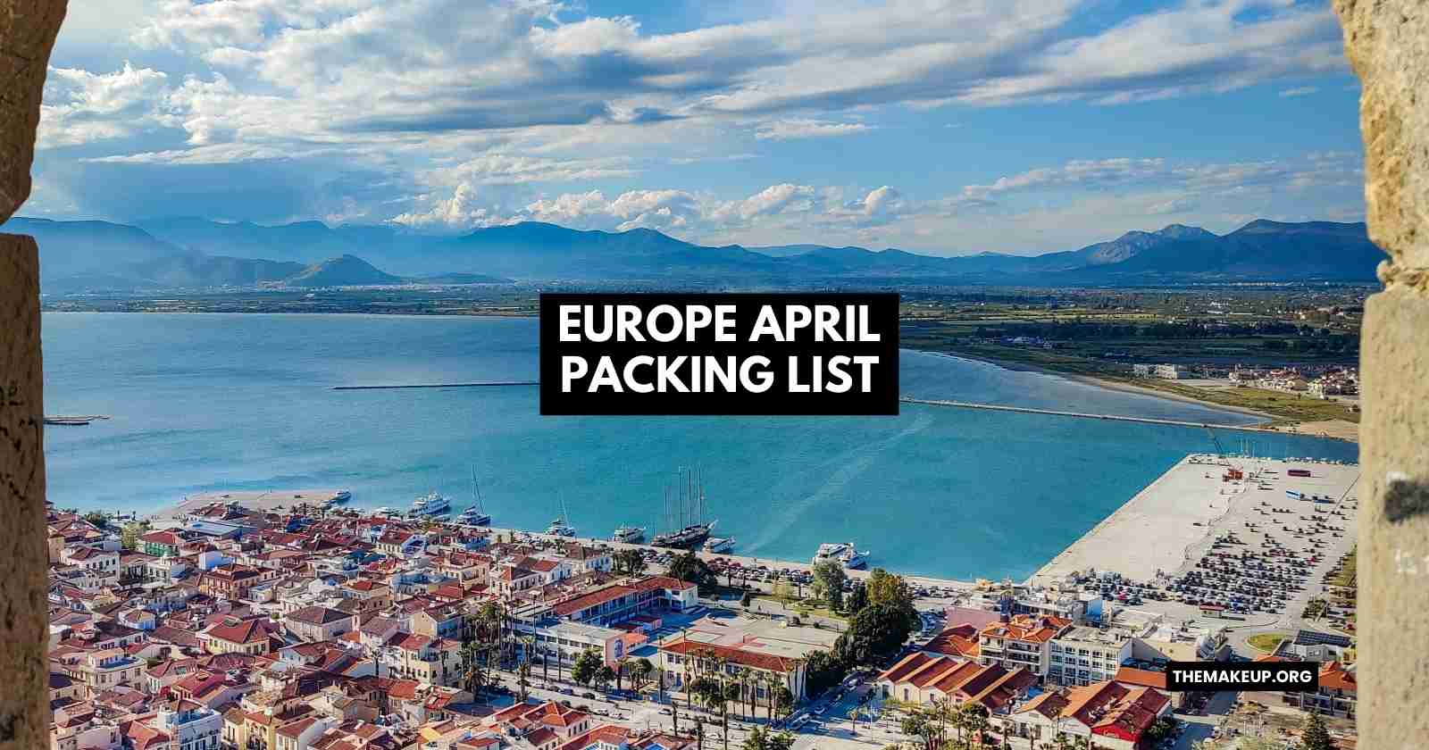 europe April packing list