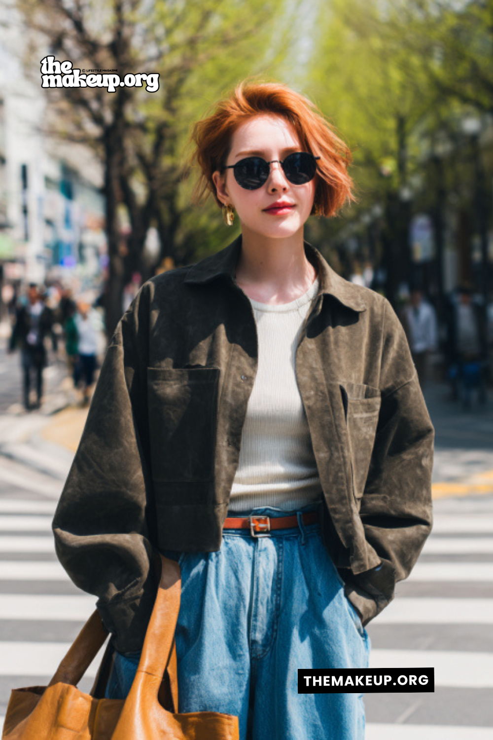 Korea spring outfits for city walks