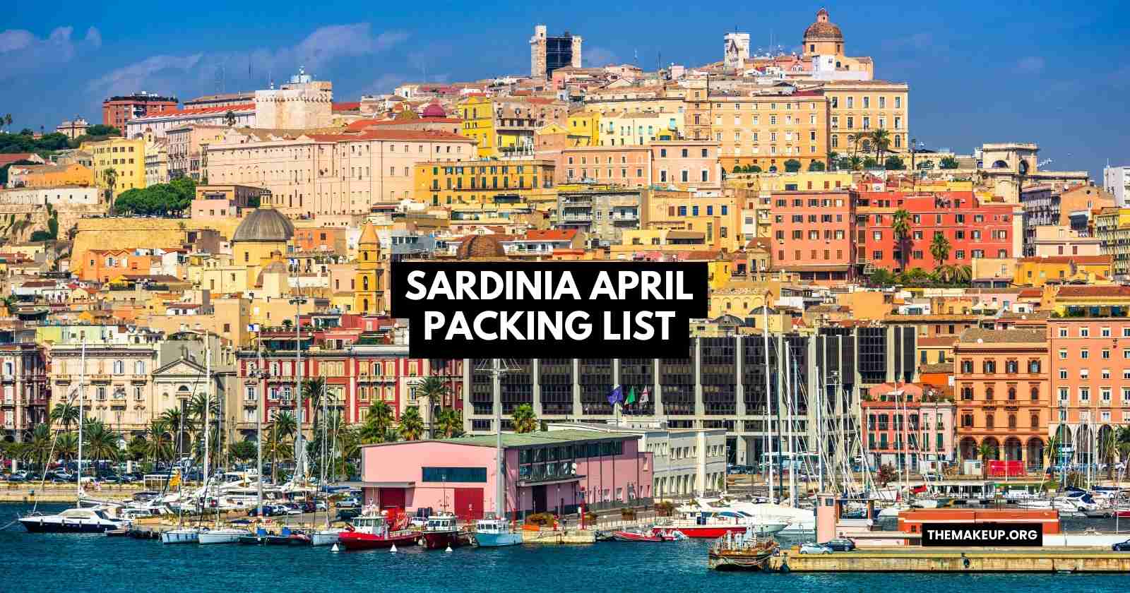 Sardinia April Packing List