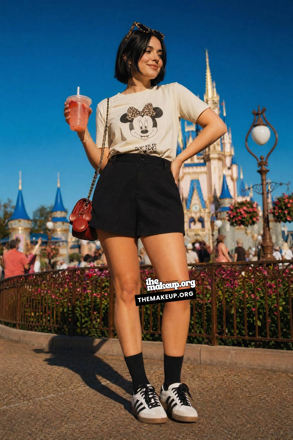 Disney World Orlando Summer Outfits — Minnie Tee And Magic Kingdom Stroll