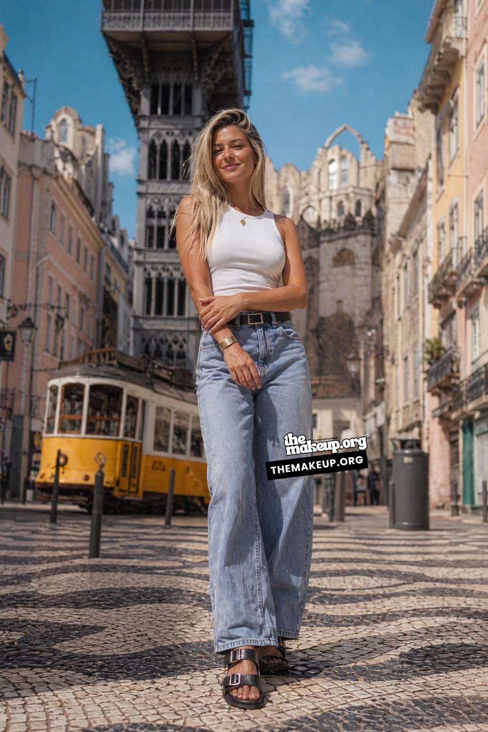 Ribbed Tank And Tram 28 Vibes | Lisbon Summer Outfit Inspiration