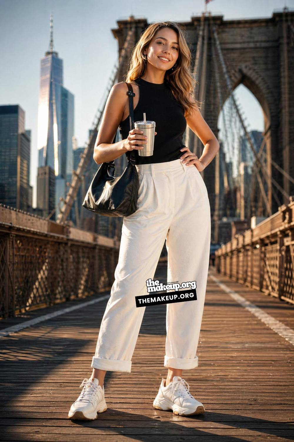 New York Summer Outfits — Monochrome Staples For Brooklyn Bridge