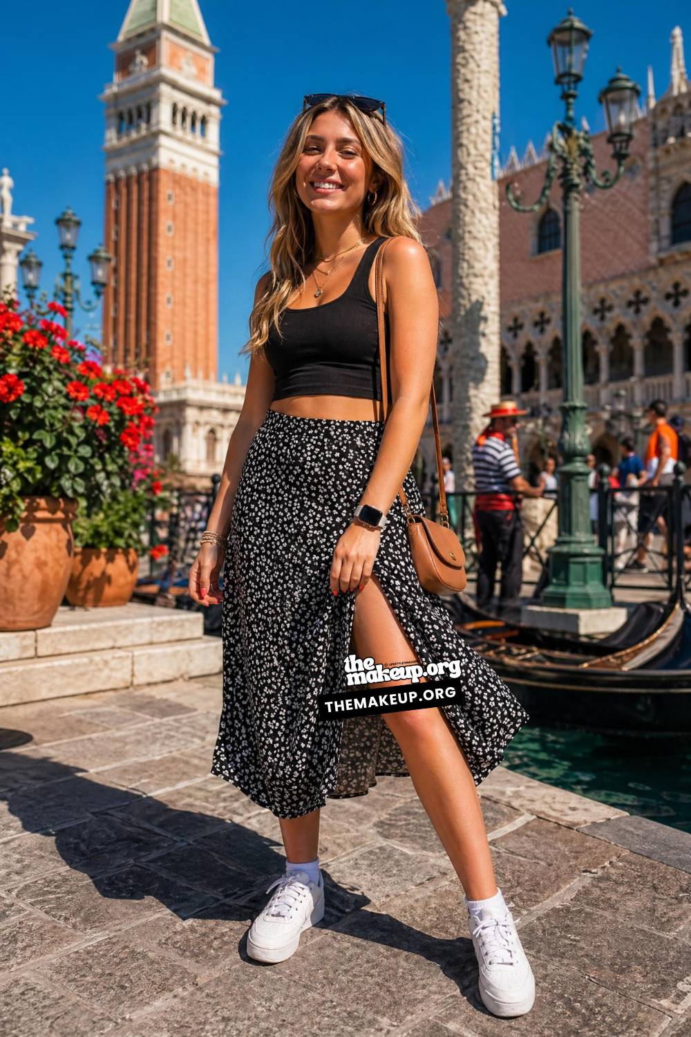 Floral Skirt For Orlando Heat | Orlando Weather Outfit Inspiration Summer