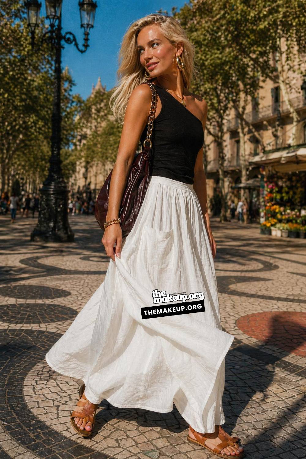 One Shoulder Top For Spain for Spain Summer Outfit Inspiration