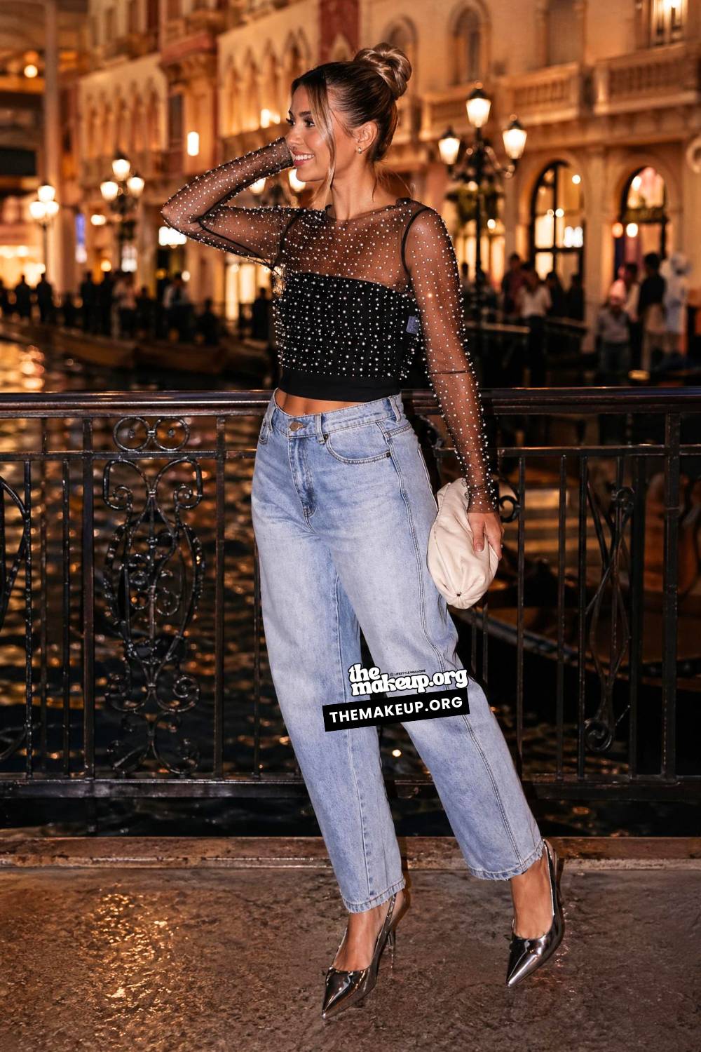 Pearled Sheer Top For Summer Nights | Summer Fashion Inspiration Las Vegas