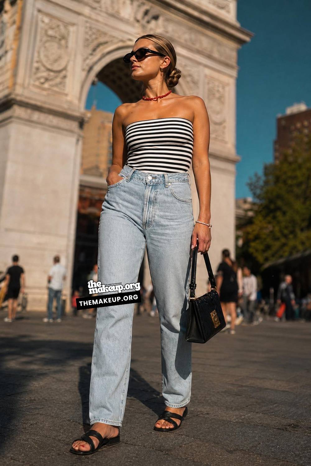 Striped Bandeau For City Heat for Summer Fashion Inspiration New York