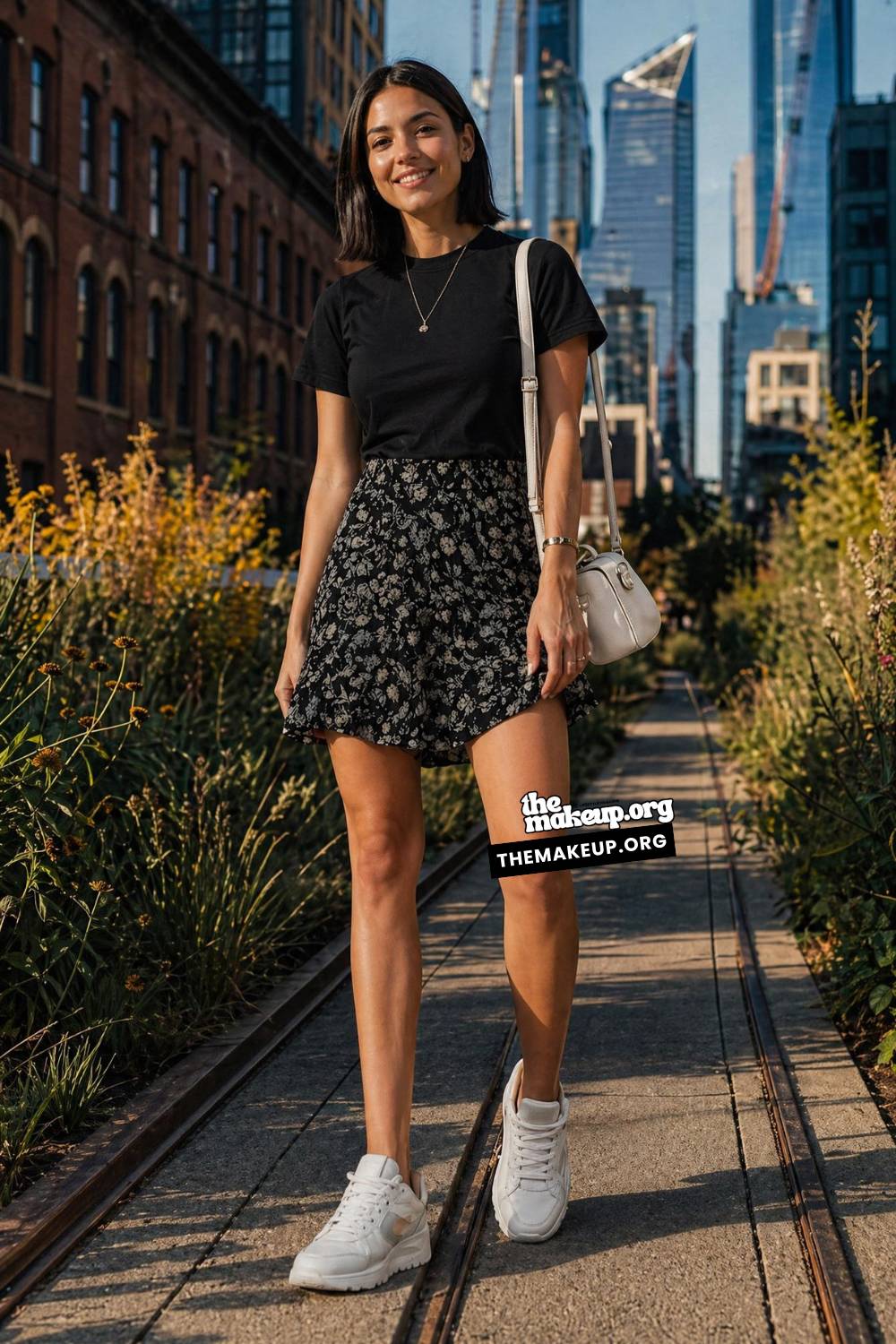 Summer Travel Style New York — Floral Mini And High Line Sun