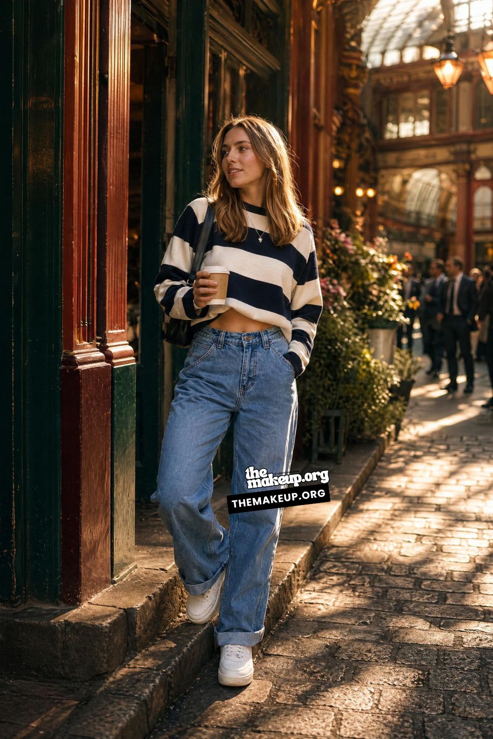 Navy Stripes For Sunlit Streets | Weather Based Outfit Inspiration Uk