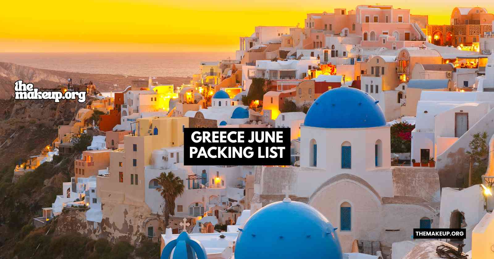 Greece June Packing List