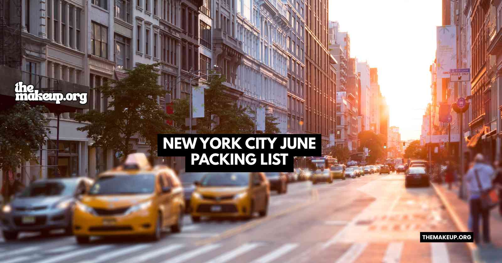 New York City June Packing List