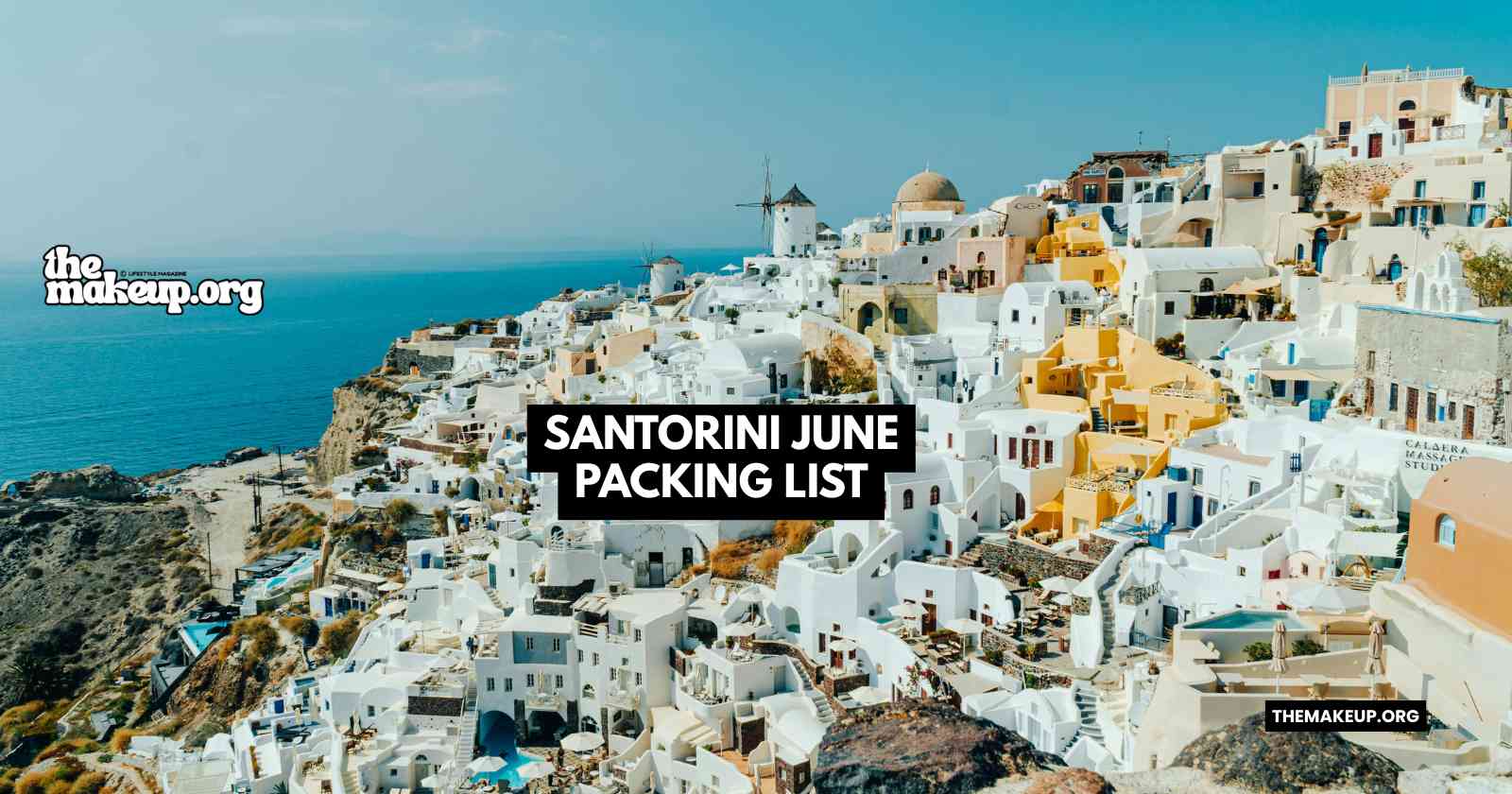 Santorini June Packing List