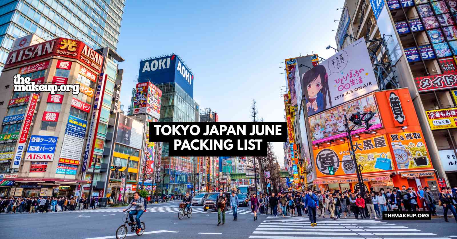 Tokyo Japan June Packing List