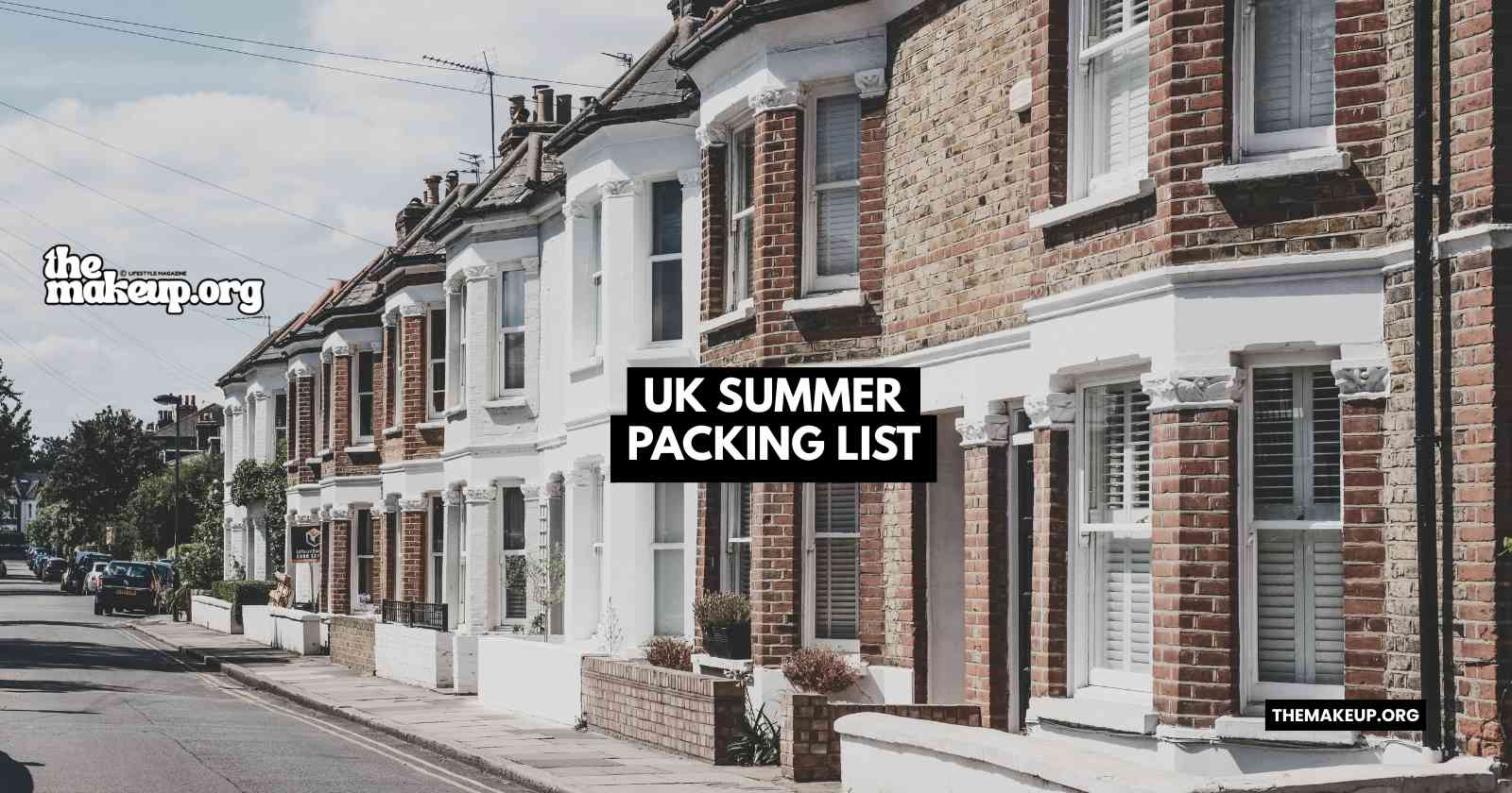 UK summer packing list