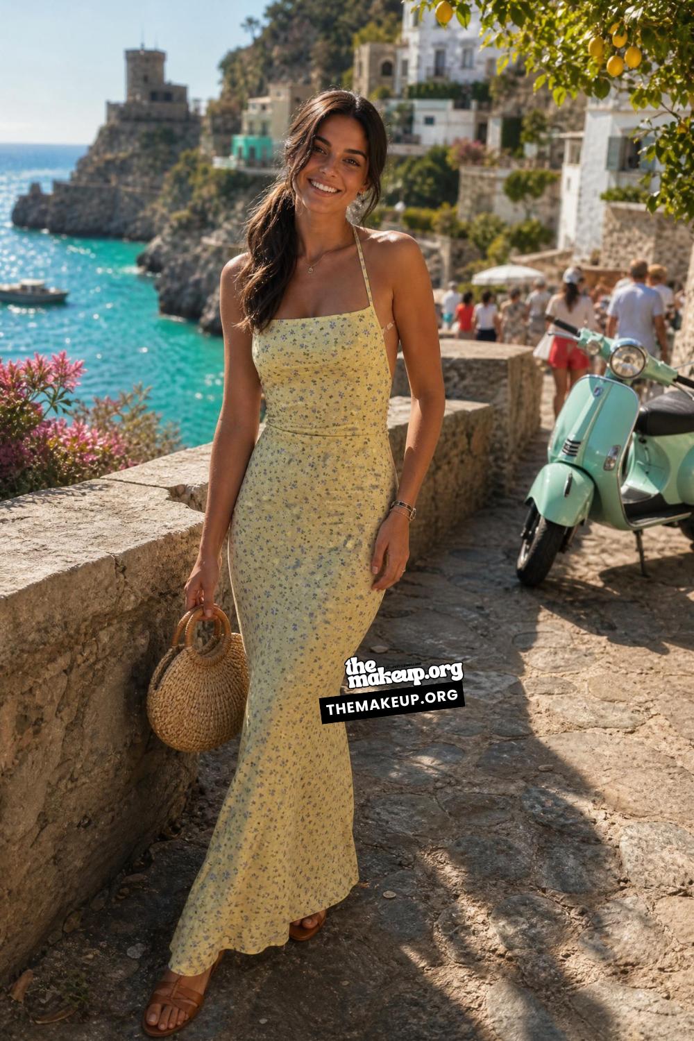 Yellow Sundress For Coastal Italy | Coastal Wardrobe Ideas Italy