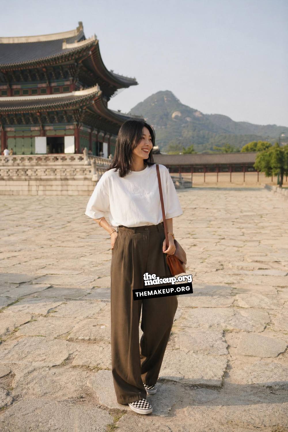 Oversized Tee And Temple Trousers | Daily Outfit Ideas Korea Summer