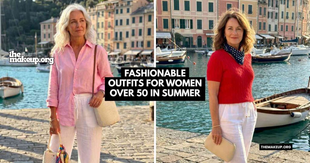 Fashionable Outfits For Women Over 50 In Summer Feat