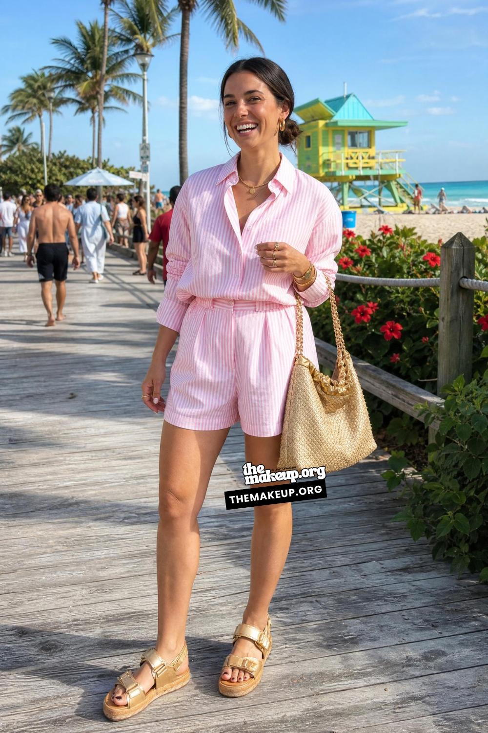 Striped Set For Florida Heat | Florida Weather Outfit Inspiration