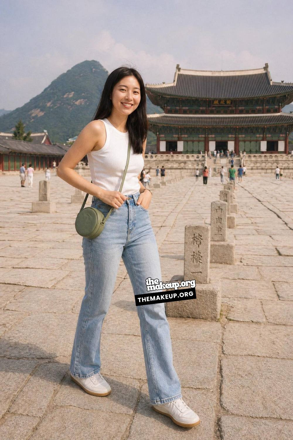 Ribbed Tank And Temple Denim for How To Dress In Korea Summer