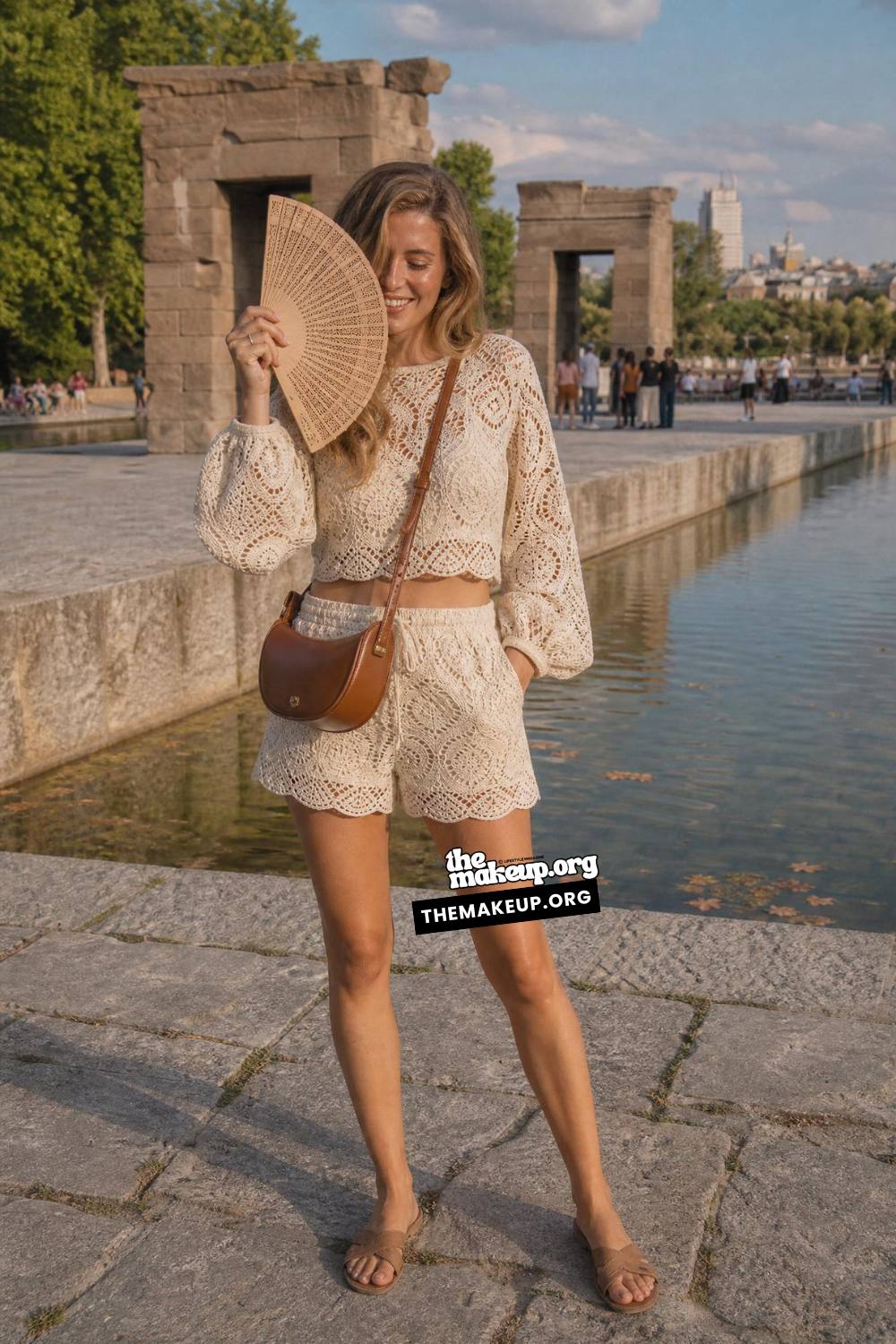 Madrid Summer Wardrobe Ideas — Crochet Co-ord For Madrid Evenings