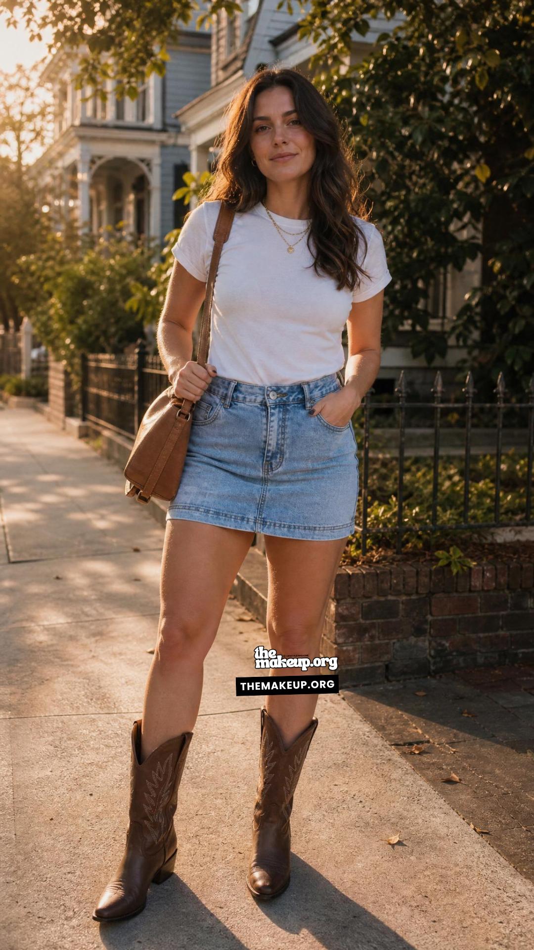 Cowboy Boots And Summer Denim for Nashville Trip Style Guide