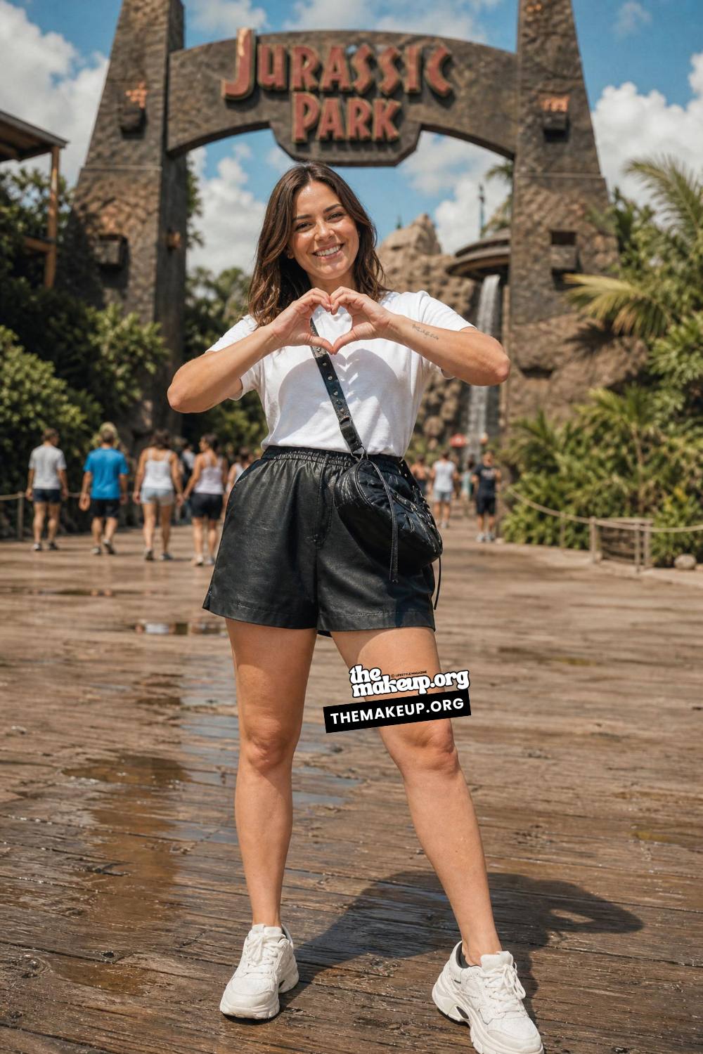 Leather Shorts For Orlando Heat | Orlando Summer Wardrobe Ideas