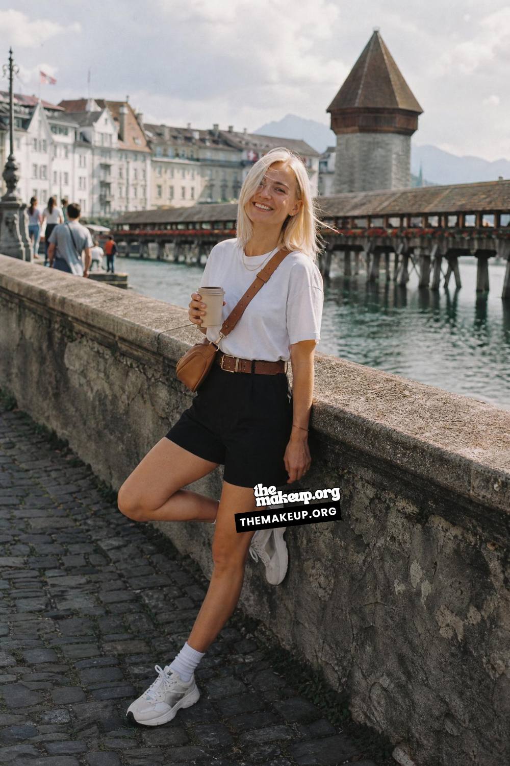 Seasonal Clothing Inspiration Switzerland — White Tee And Riverside Shorts