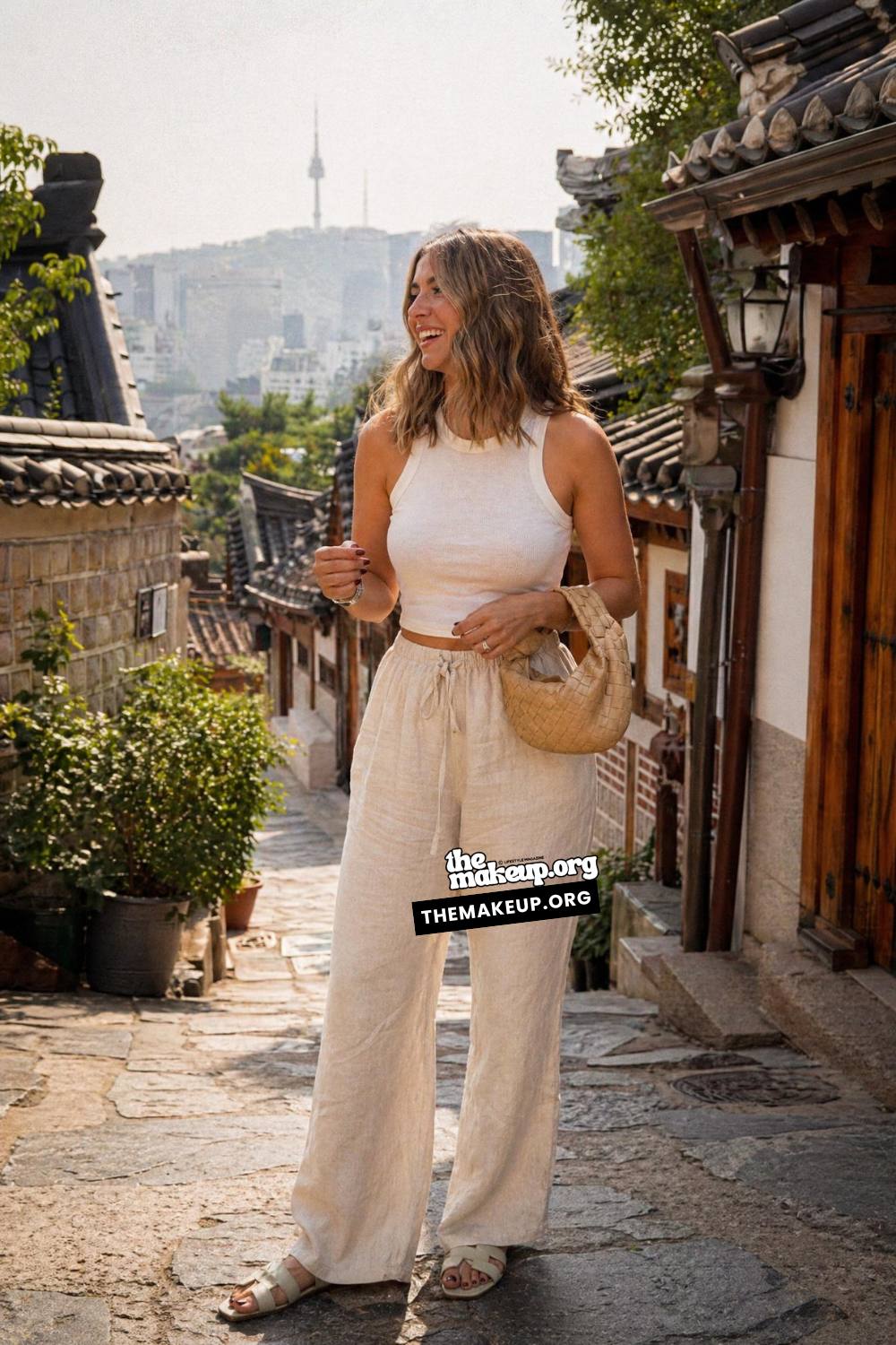 Summer Wardrobe Ideas Korea — Linen Set For Seoul Heat