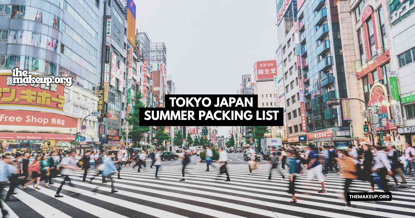 japan summer packing list