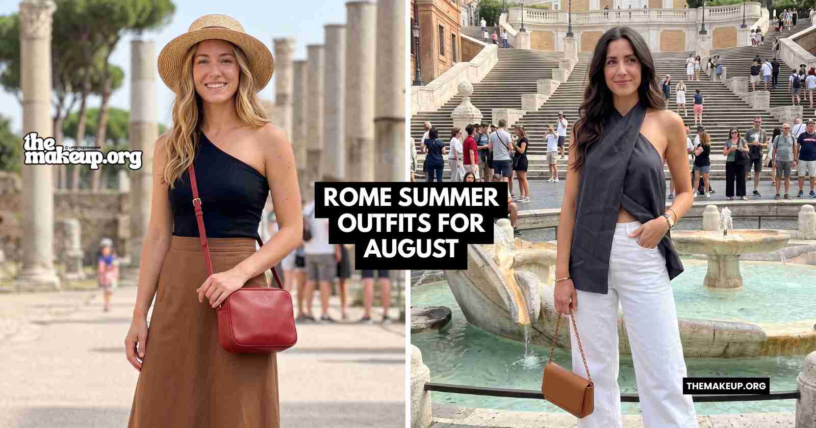 Rome Summer Outfits For August Feat