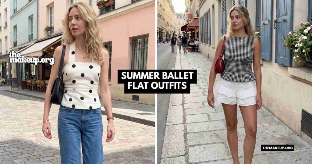 Summer Ballet Flat Outfits Feat