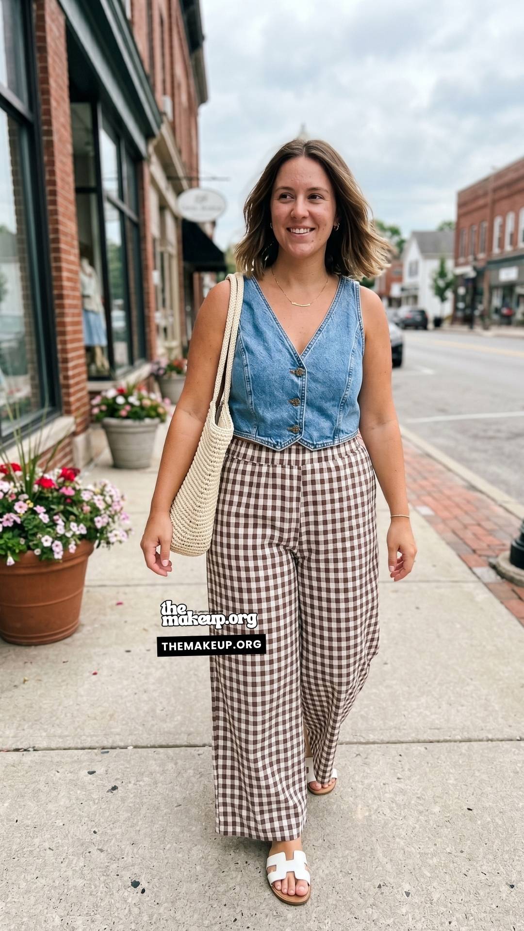 Summer Outfits With Denim Vest
