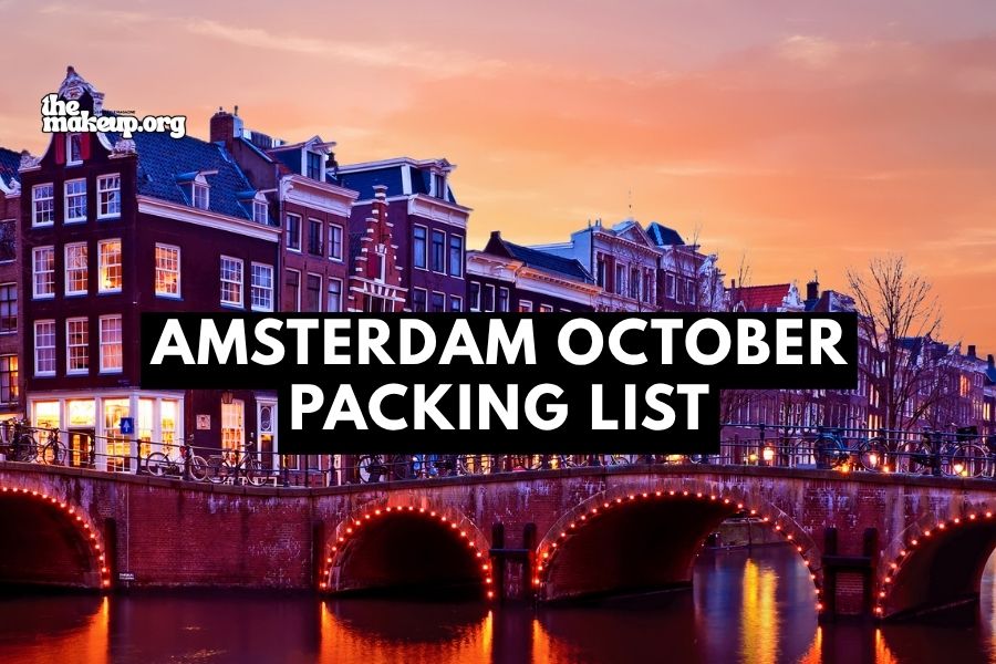 Amsterdam October Packing List Feat