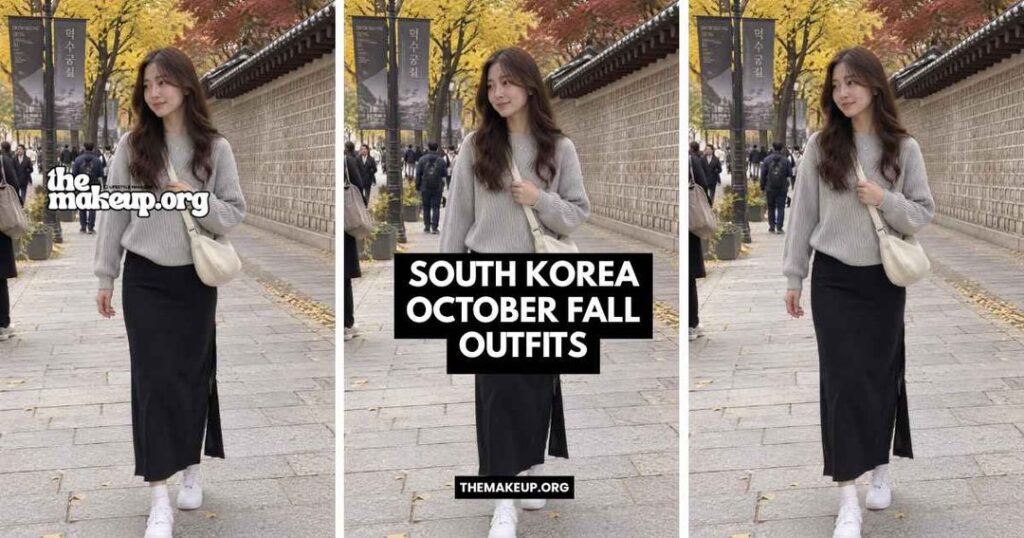 South Korea October Fall Outfits Feat