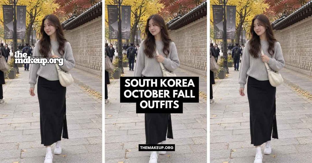 South Korea October Fall Outfits Feat