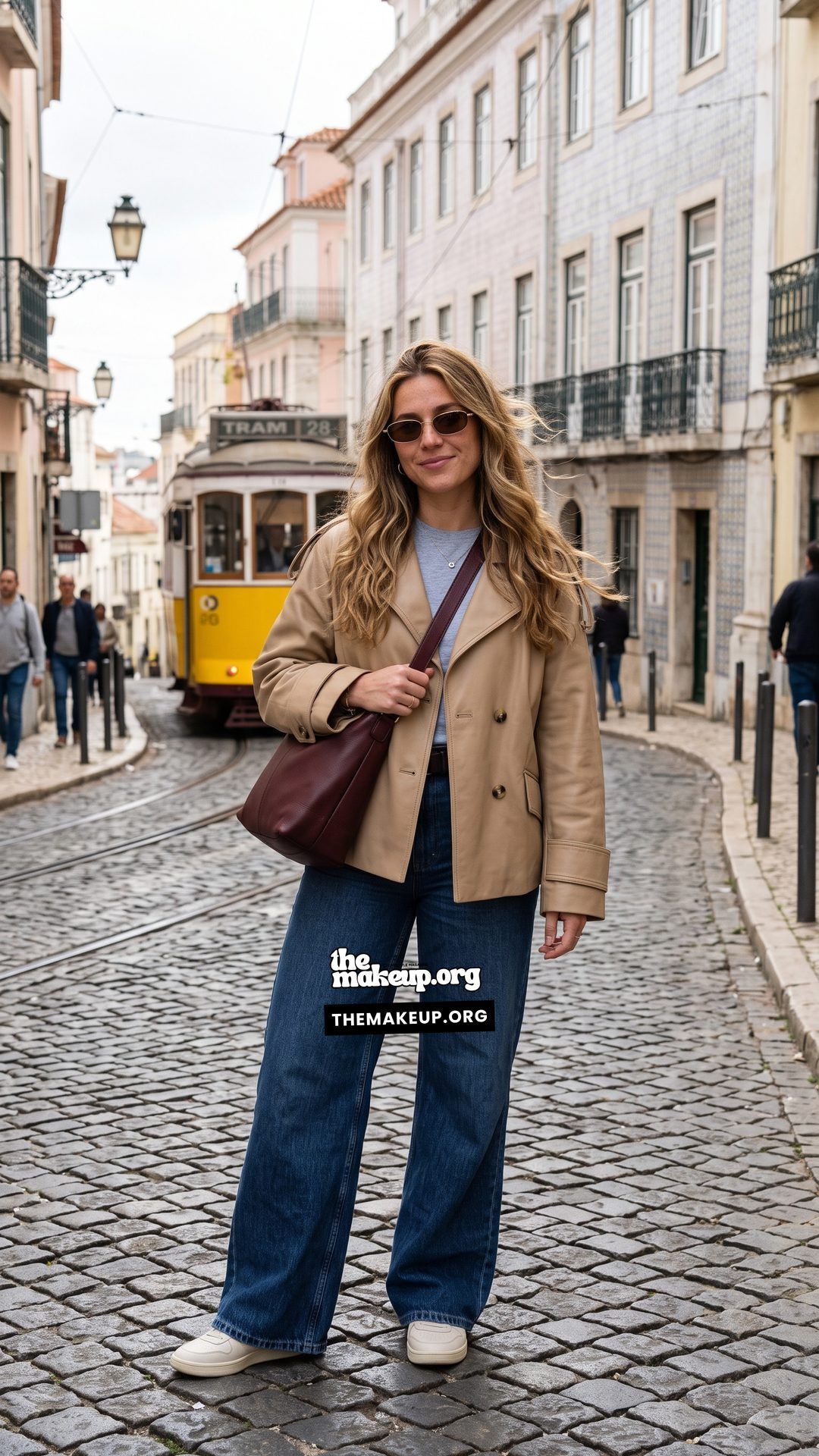 Blazer And Jeans European Fall Outfits