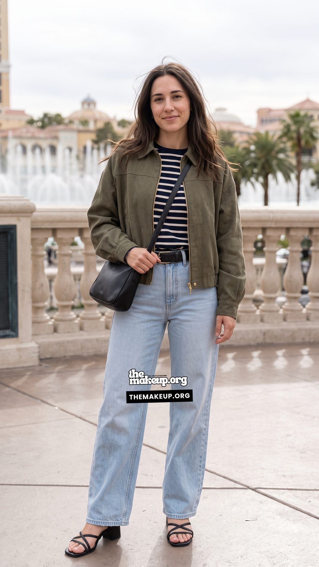 Bomber Jacket And Jeans American Fall