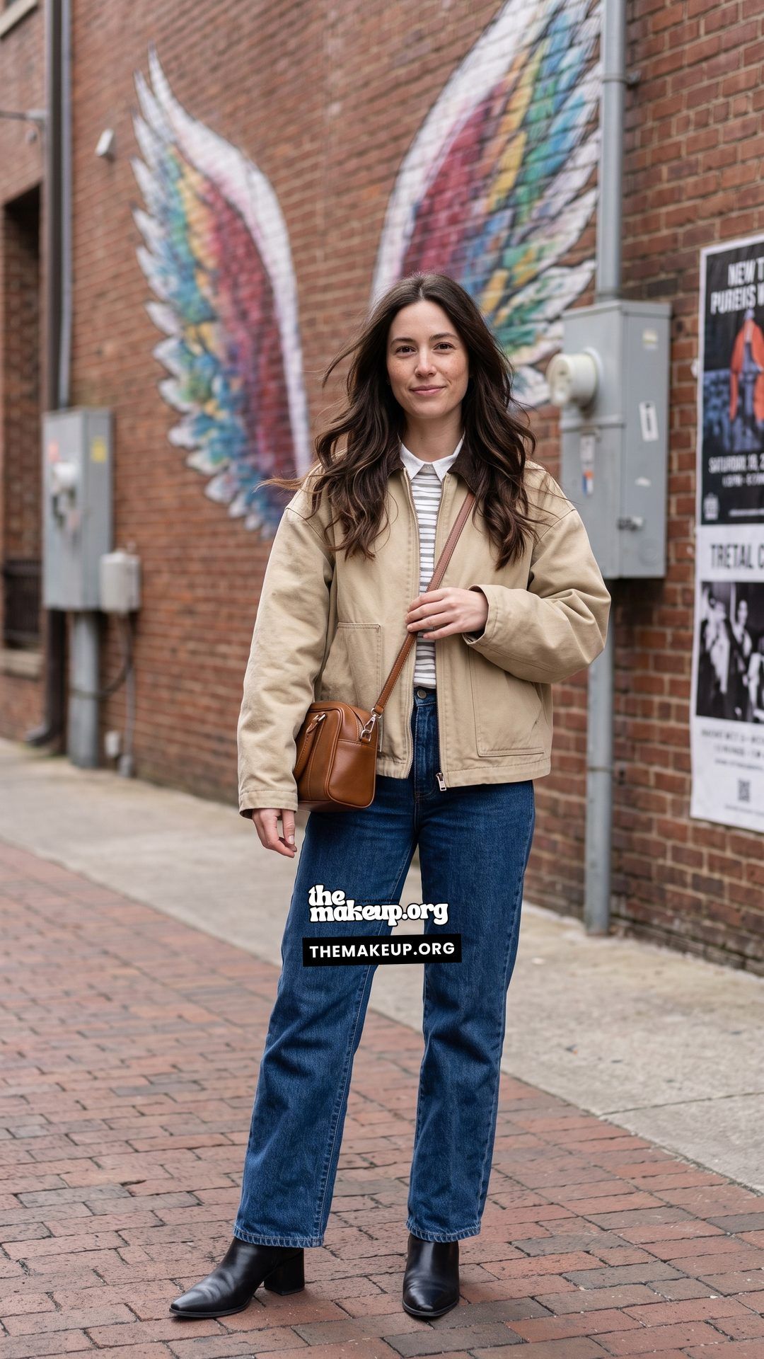 Button Up Shirt And Jeans For Fall Layers