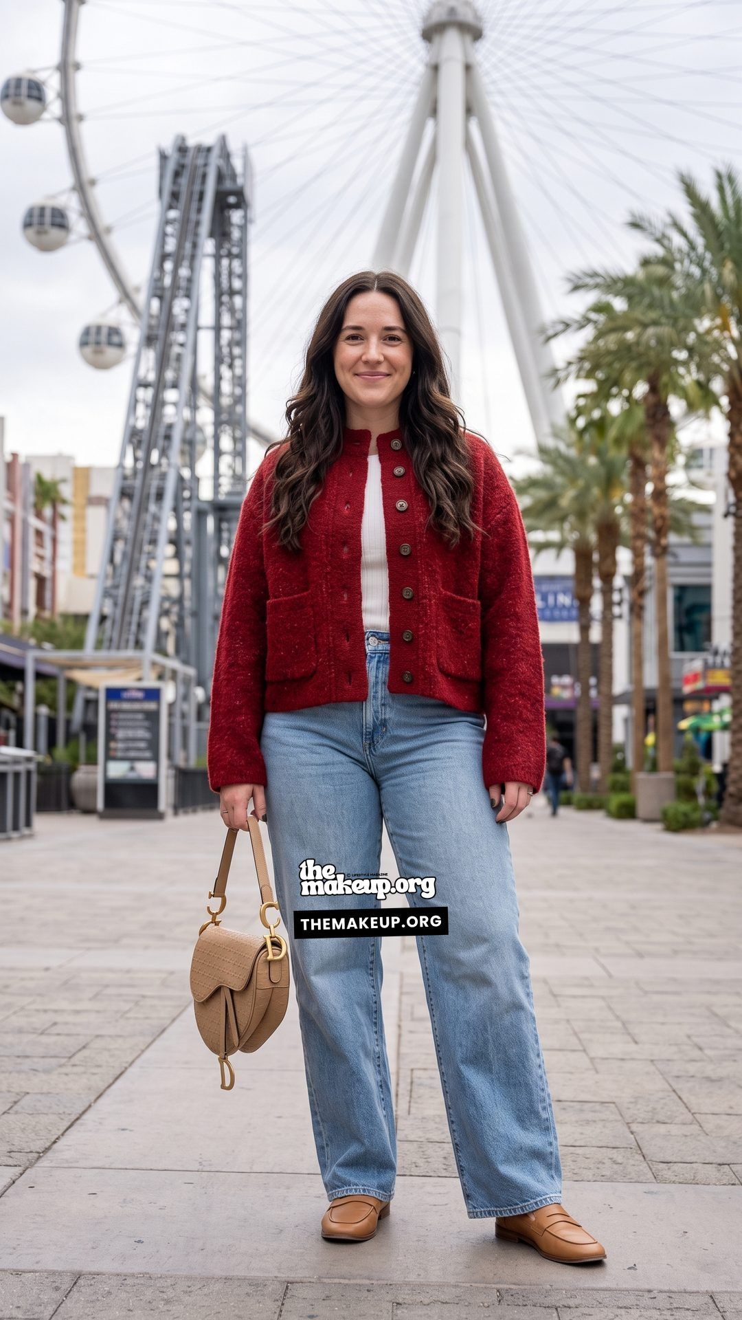 Cardigan And Denim For Vegas November