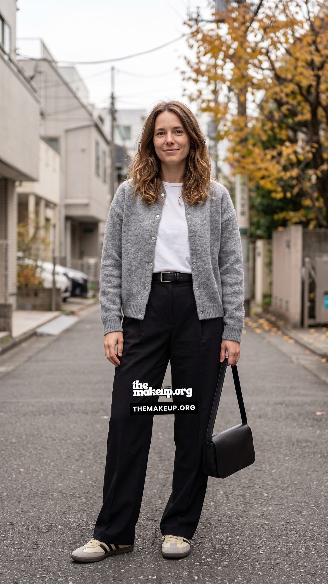 Cardigan And Straight Leg Pants Transitional Fall