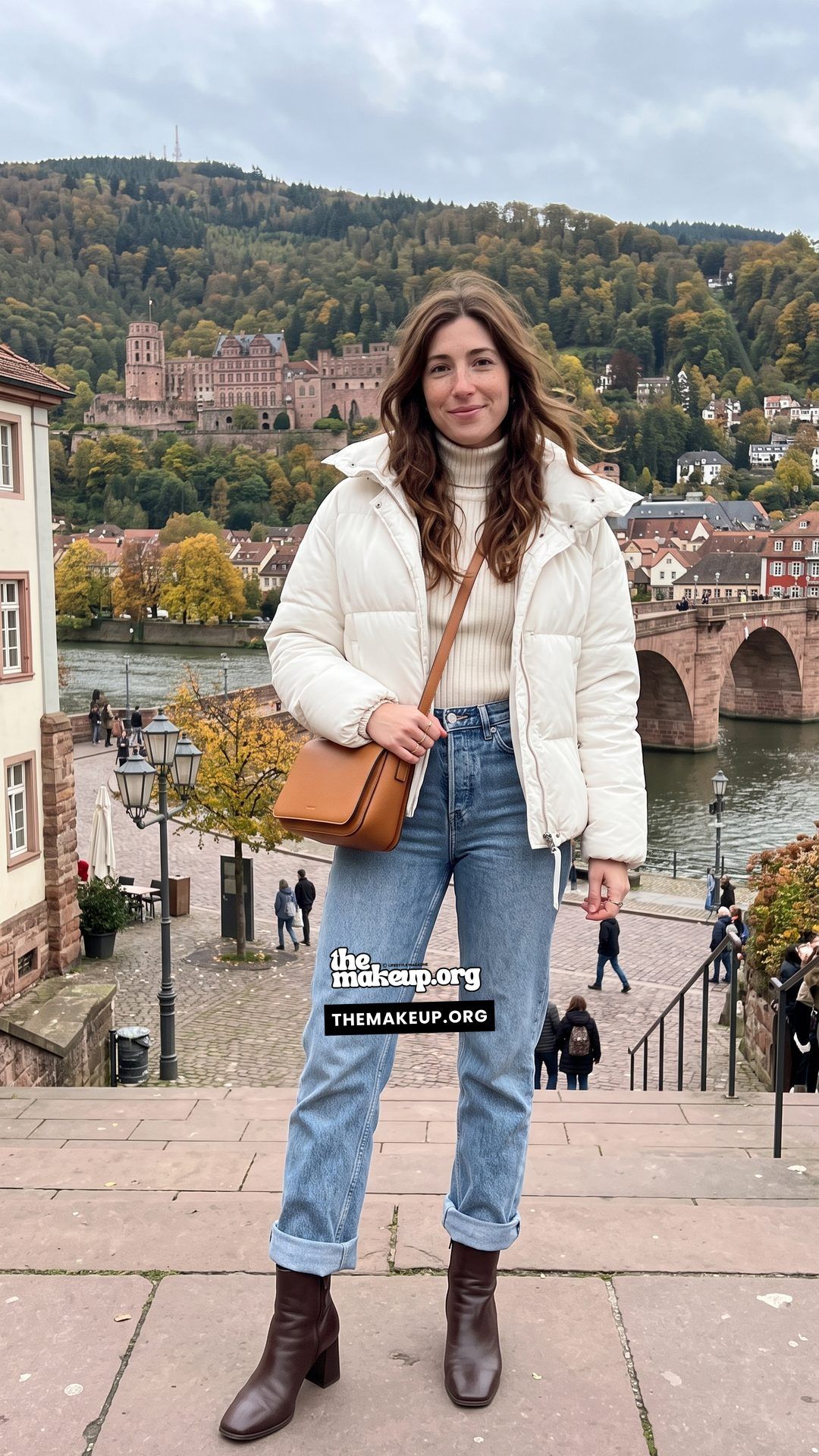 Germany Fall November Outfits Puffer Jacket And Jeans