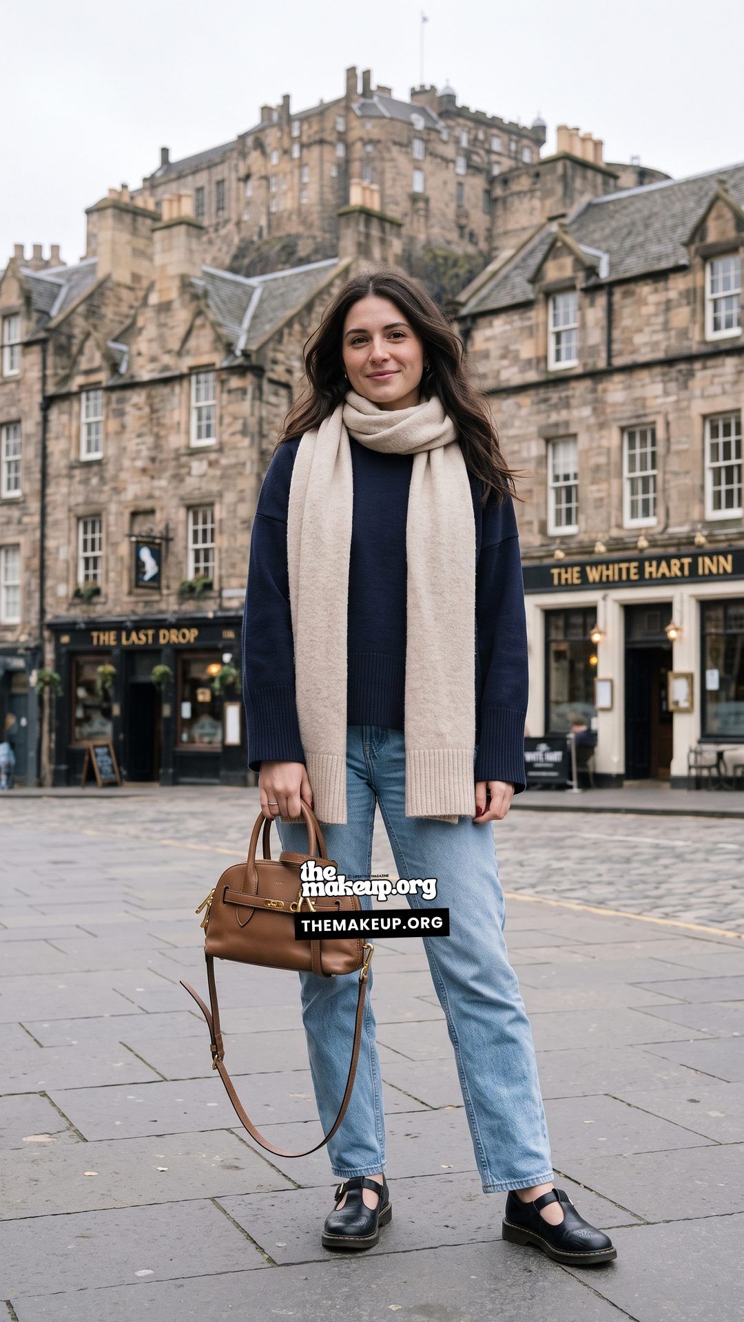 Long Cardigan And Straight Jeans November Scotland