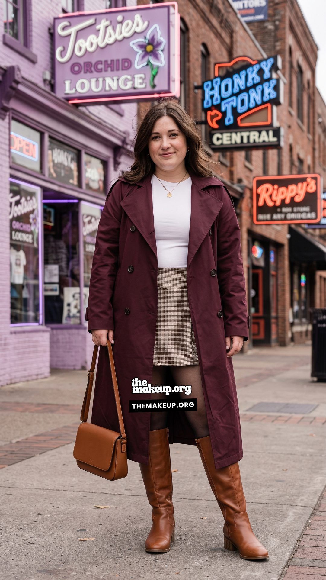 Long Coat And Midi Skirt November Tennessee Style