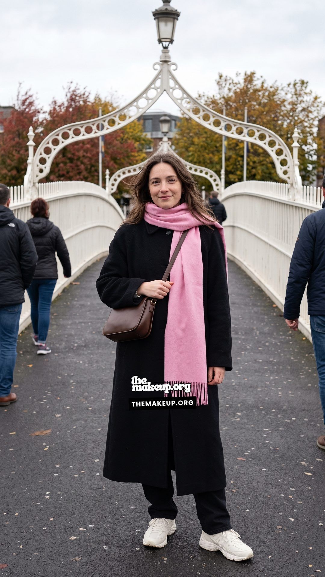 Long Coat And Straight Pants Cold Weather European