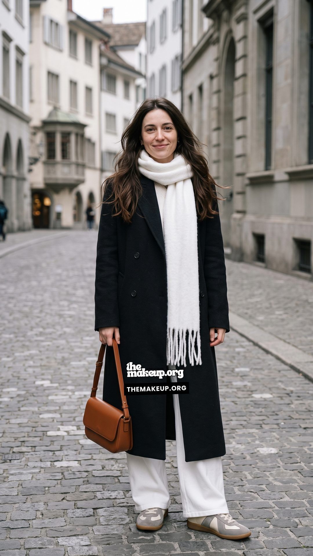 Long Coat And Trousers Cold Weather European Look