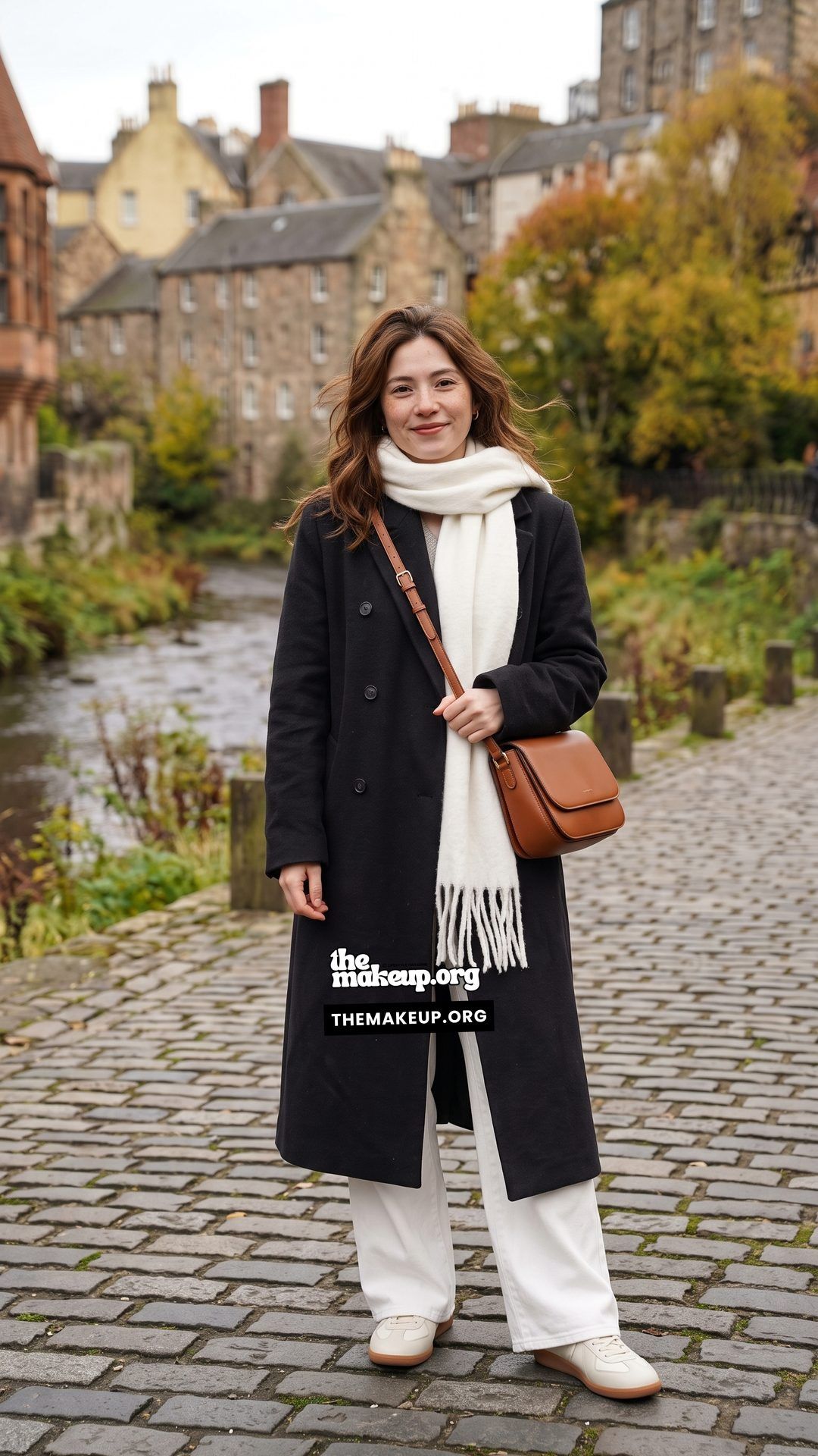 Long Wool Coat And Pants Scottish Autumn