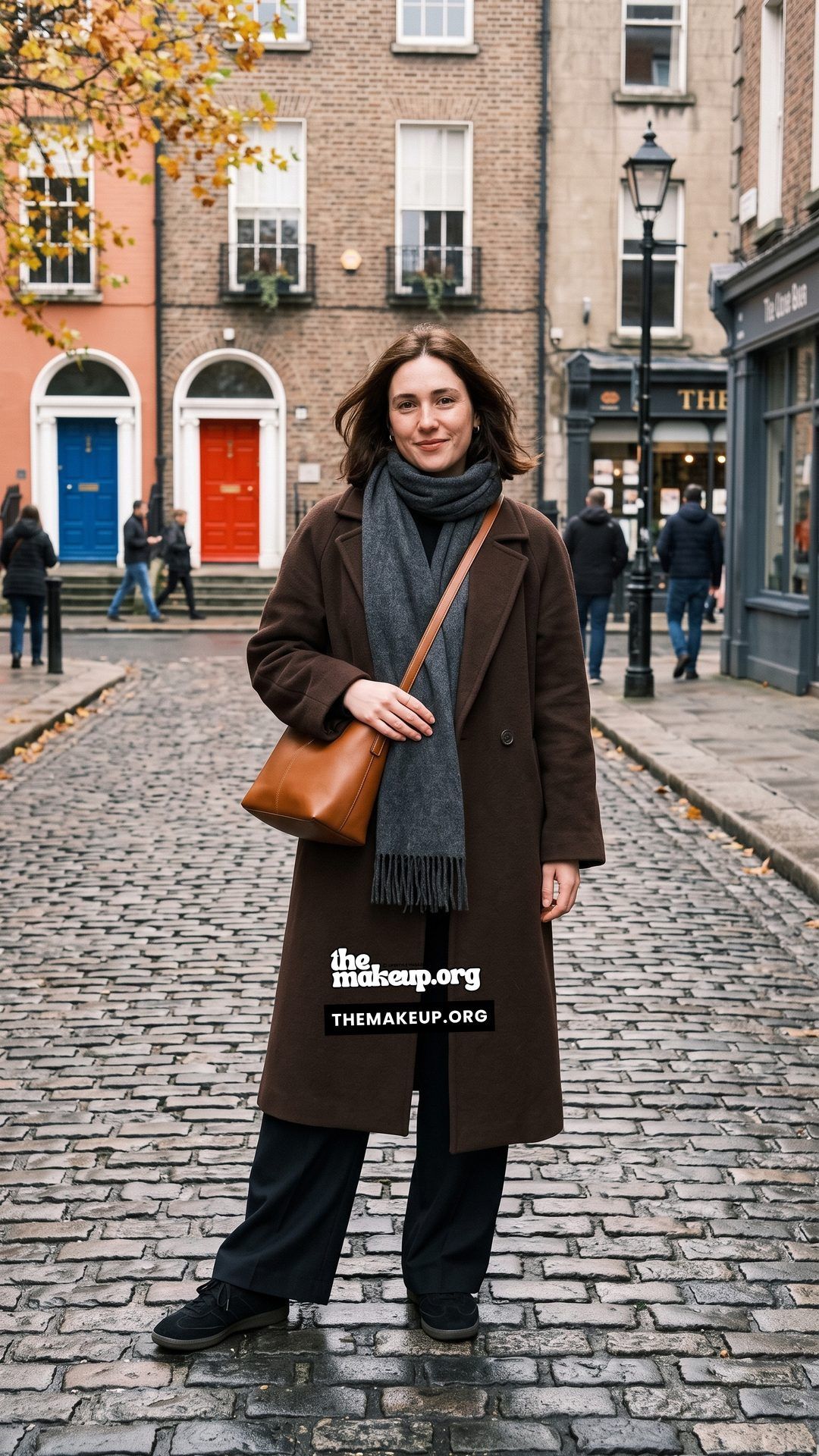 Long Wool Coat And Pants Transitional Fall Look