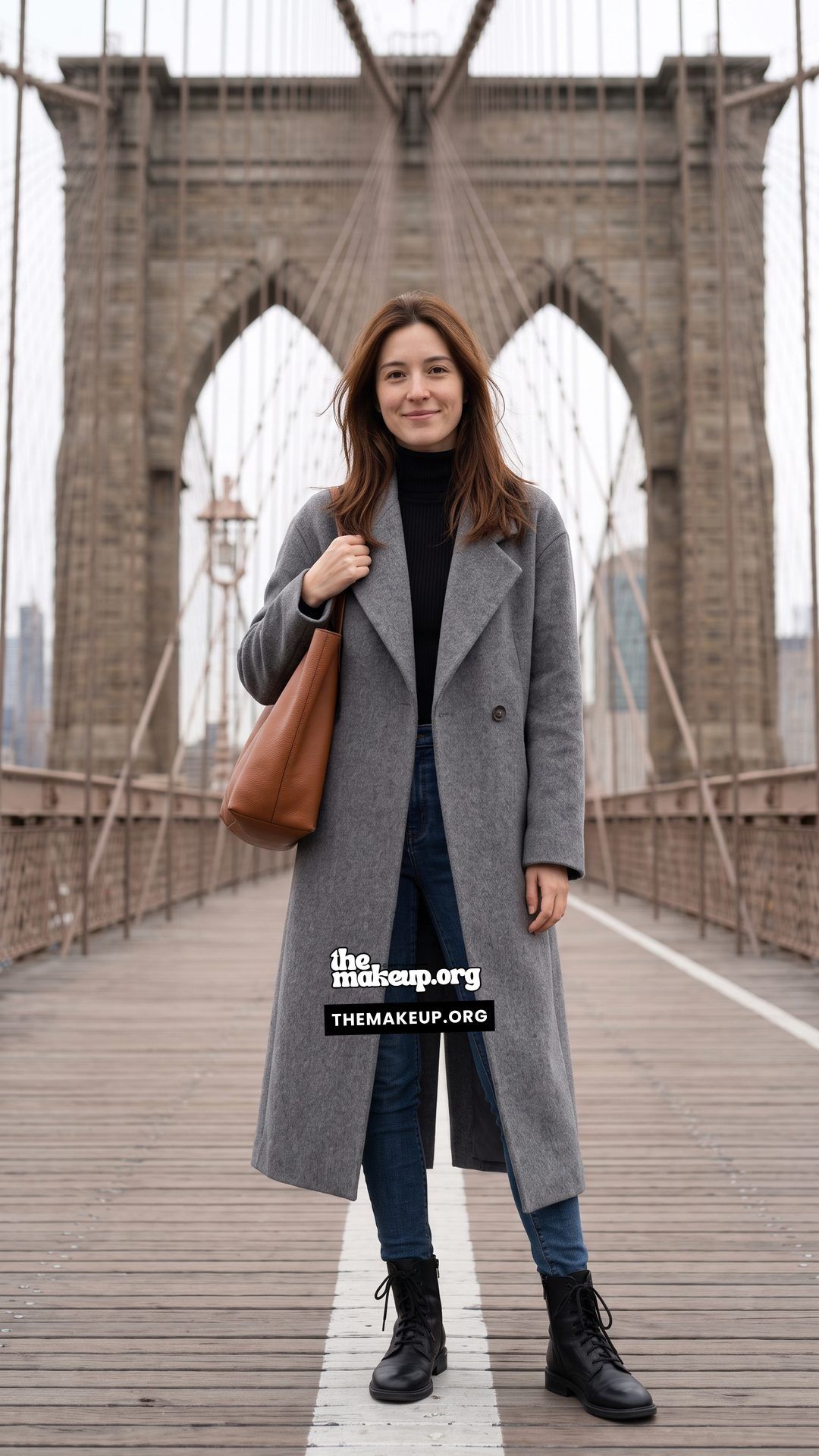 New York Fall November Outfits Long Coat And Jeans