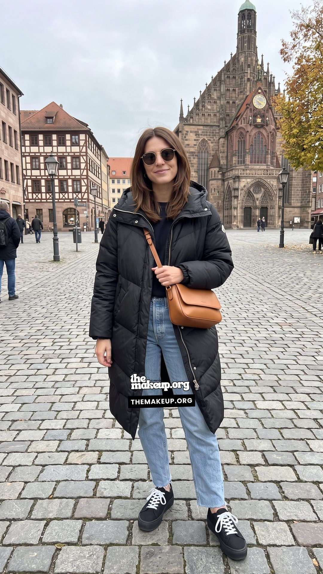 Puffer Jacket And Jeans Cold Weather Style