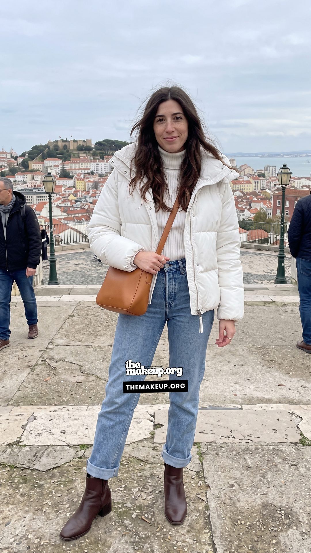 Puffer Jacket And Jeans European November Style
