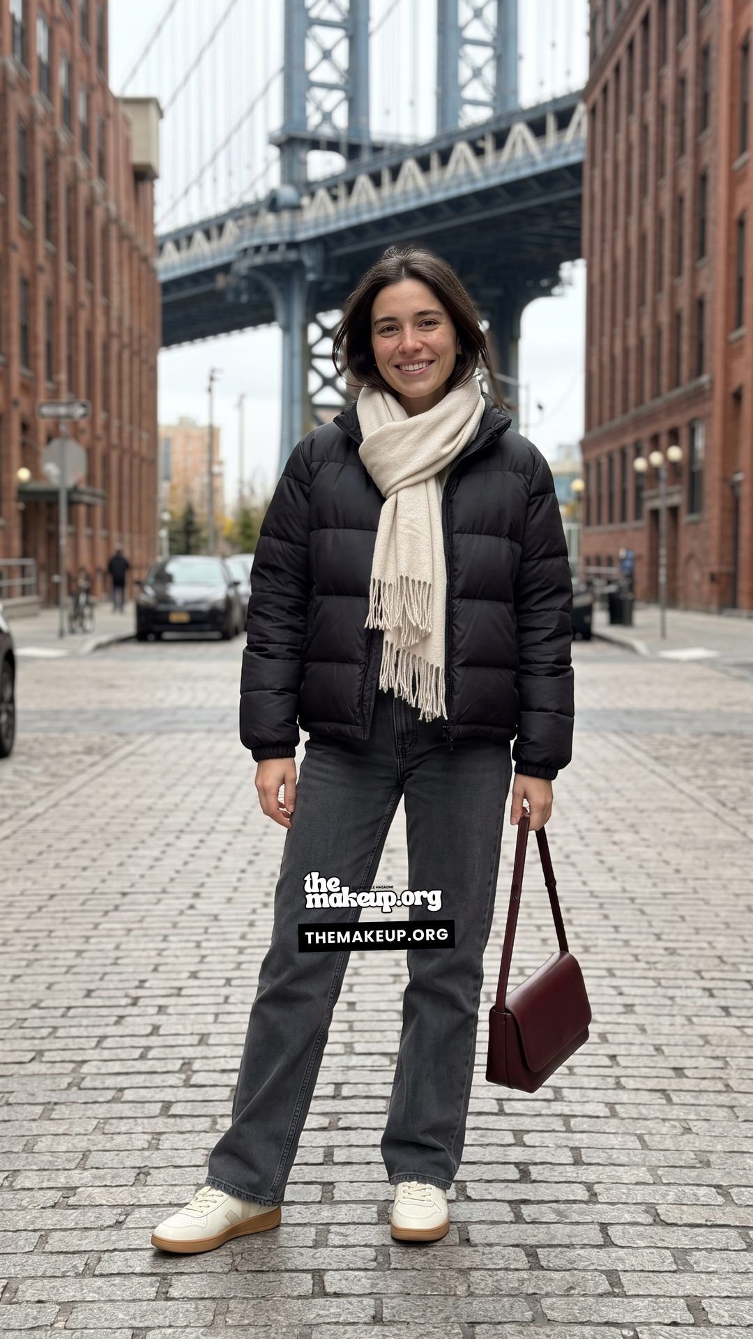 Puffer Jacket And Jeans New York Fall